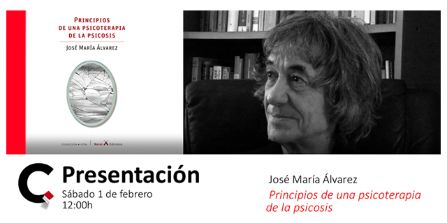 José Mará Álvarez presenta Principios de una psicoterapia de la psicosis en la librería Cálamo